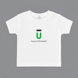 Unisex Baby T-Shirt with The Underline Logo 3-6M